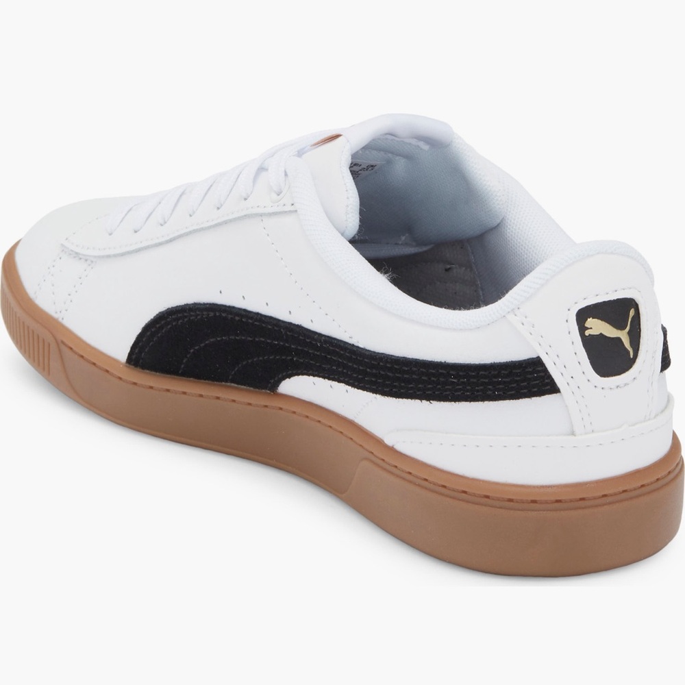 Puma Vikky Platform White Black Gum Women's Sneaker - Picture 2 of 10